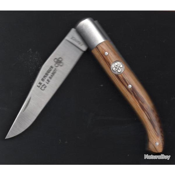 BASQUE BOIS de SERPENT avec mdaillon Couteau d'Artisan  ton PRNOM