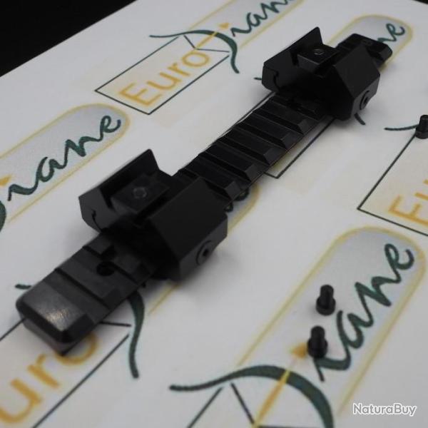 Embases fixes pour rail weaver pour rail SR de Swarovski + rail weaver pour Krico 600