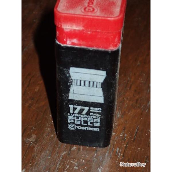 Boite de 250 plomb - Crossman - 4,5mm - plat