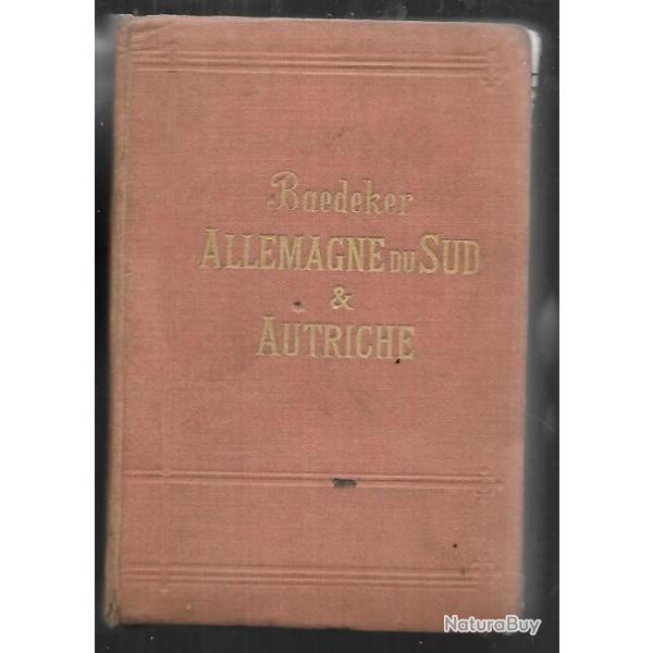 manuel du voyageur guide baedeker allemagne du sud et autriche