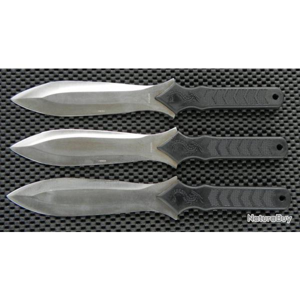 Set de 3 Couteaux de Lancer Target Throwing Acier 420 Inox CN210711