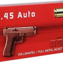 Cartouche Cal. 45 AUTO FMJ GECO x50