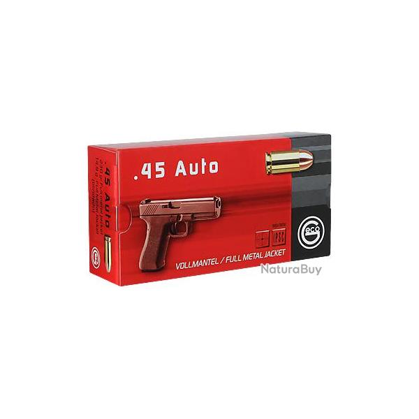 Cartouche Cal. 45 AUTO FMJ GECO x50