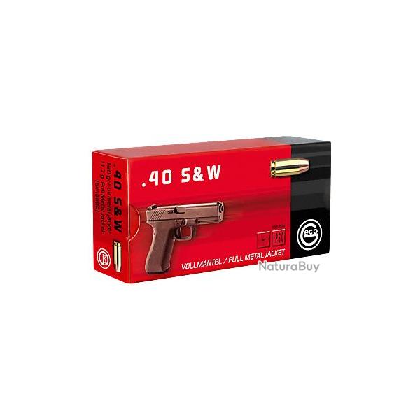 Cartouche Cal. 40 S&W FMJ GECO x50
