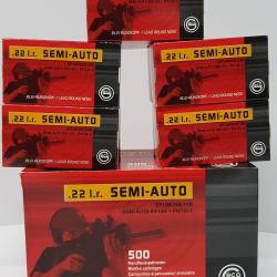 Cartouche CAL. 22 lr Geco Semi-Auto X50
