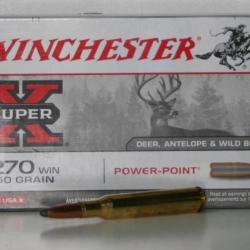 MUNITIONS WINCHESTER POWER POINT 150GR CAL. 270WIN X20