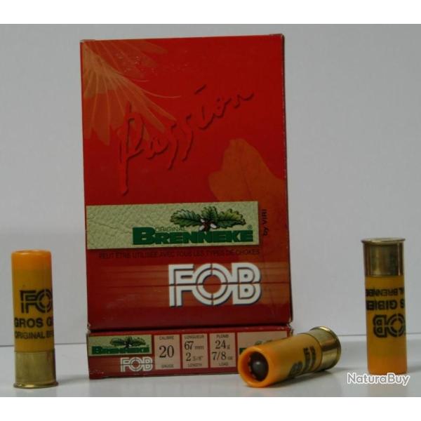 CARTOUCHE FOB PASSION BRENNEKE CAL. 20/67 X10