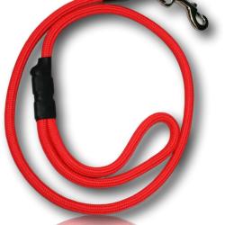 LAISSE RONDE HELEN BAUD NYLON 120CM ORANGE