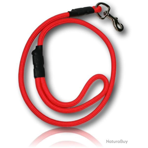 LAISSE RONDE HELEN BAUD NYLON 120CM ORANGE