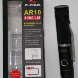 LAMPE KLARUS AR10 1080 LUMENS RECHARGABLE