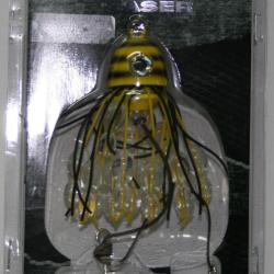 LEURRE BLACK CAT BATTLE TEASER JAUNE ET NOIR 160GR