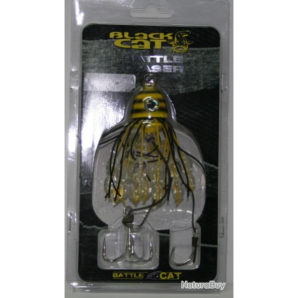 LEURRE BLACK CAT BATTLE TEASER JAUNE ET NOIR 160GR