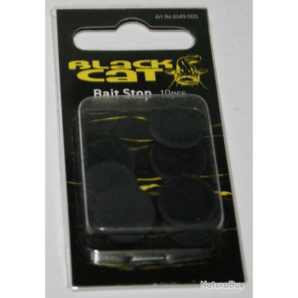 BAIT STOP BLACK CAT 15MM 10 PIECES