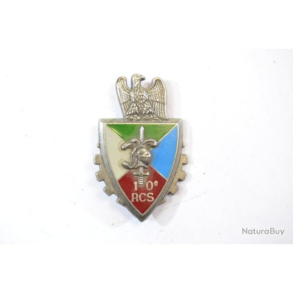 Insigne 10e RCS Rgiment de Commandement et Soutien, Delsart dos guilloch G2580