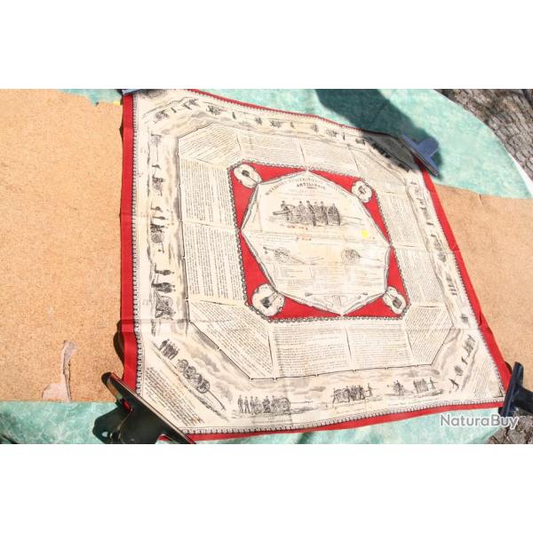 MOUCHOIR  D'INSTRUCTION    MILITAIRE D'ARTILLERIE EN CAMPAGNE   NUMERO    5