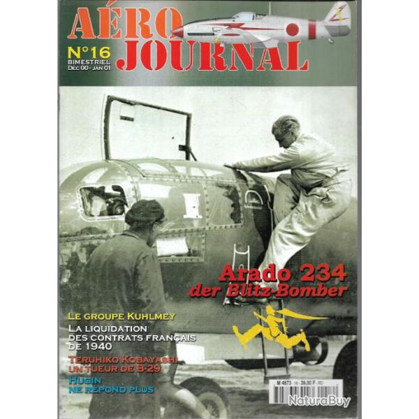 a�rojournal n 16 ancienne version , arado 234 , chasse fran�aise gc II/4, curtiss mohawk, aviation
