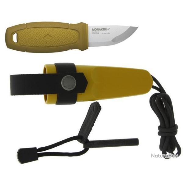 COUTEAU DE COU MORAKNIV ELDRIS 2.0 avec FIRESTEEL- JAUNE