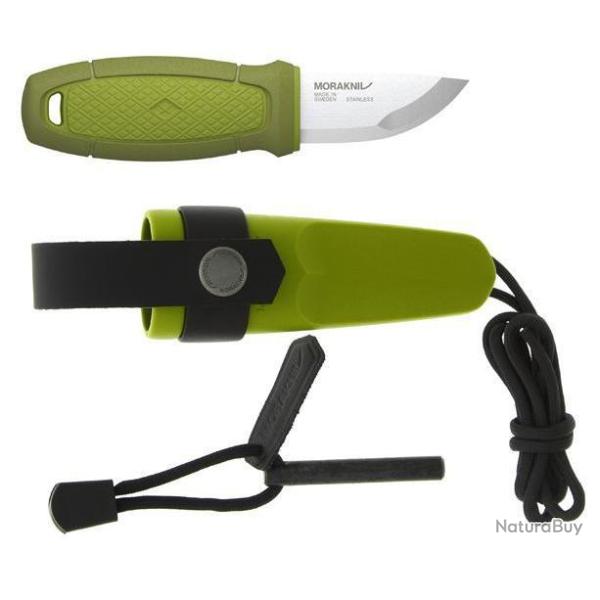 COUTEAU DE COU MORAKNIV ELDRIS 2.0 avec FIRESTEEL- VERT