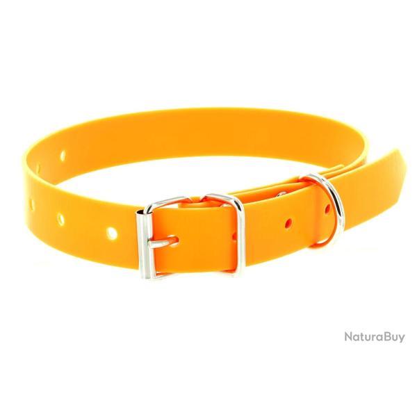 Collier PVC orange fluo