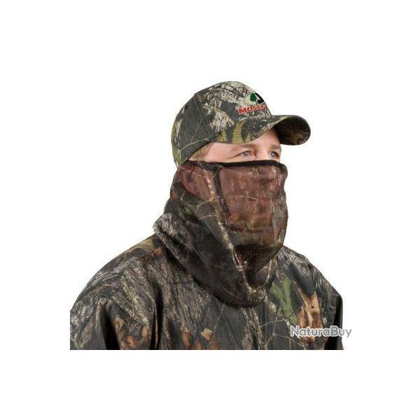 Cagoule 3/4 en maille Mossy Oak Break Up