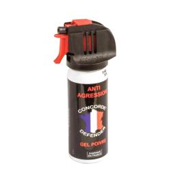 A&eacute;rosol lacrymog&egrave;ne gel poivre 50ml Concorde Defender