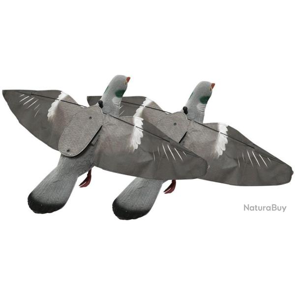 Lot de 2 appelants pigeon � ailes battantes Superflappeur