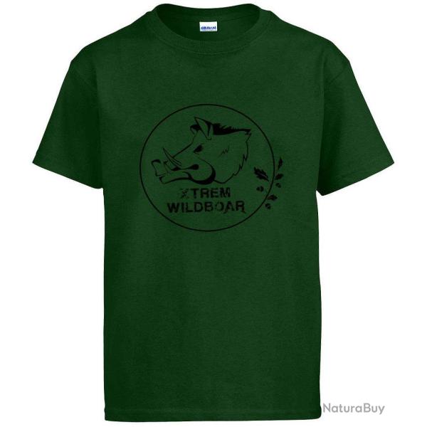 Tee shirt enfant Xtrem Wildboar kaki
