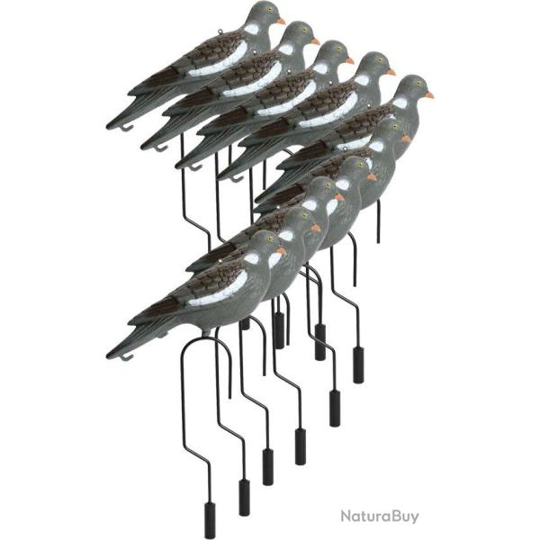 Lot 10 crochets pour pigeons