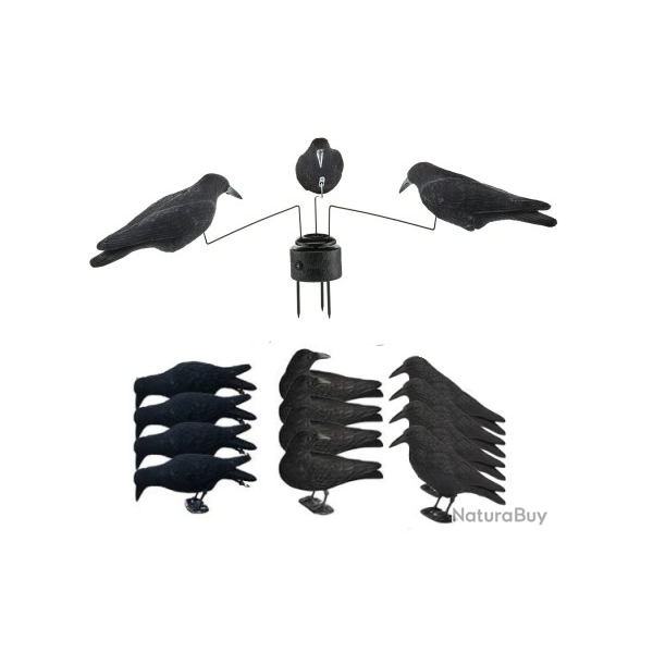 Pack PREMIUM 12 appelants et man�ge � corbeaux