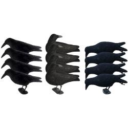 Pack 12 appelants corbeaux actifs floqu&eacute;s avec pattes