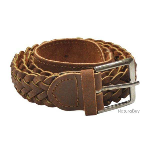 Ceinture en cuir tress�