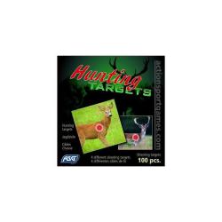 100 Cibles Hunting Targets pour cible en m&eacute;tal ASG 18412