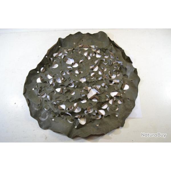 Filet de camouflage pour casque, salade, rversible vert / marron. Casque modle 51 ?