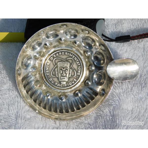 CENTRE EXPERIMENTATIONS DU PACIFIQUE - JOLI TASTEVIN en METAL ARGENTE - F.I.A.