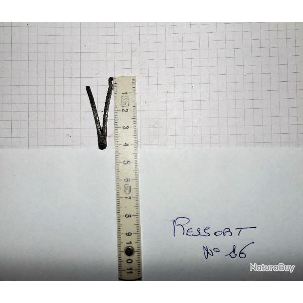 Ressort de pistolet � Percussion -Silex-Goutte d'eau n�26