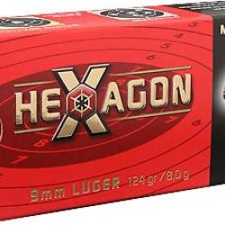Cartouche Cal. 9x19 HEXAGON GECO x50