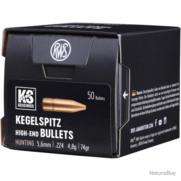 .224 (5,6mm), 74 grs. KS (Calibre: .224 (5,6 mm))