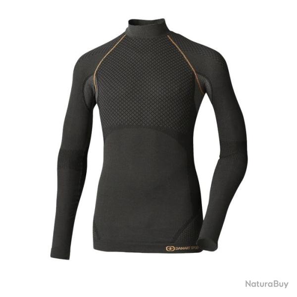 Sous-v�tement Damart sport haut Activ body 3 - Noir / S/M