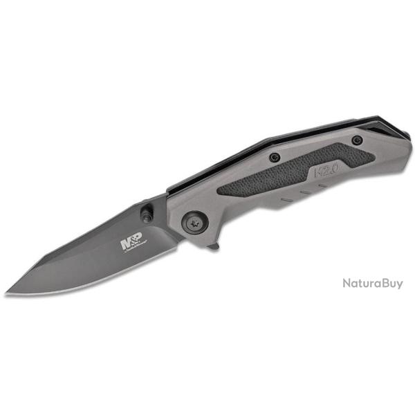 Couteau Smith&Wesson M2.0 M&P Lame Acier 8Cr13MoV Manche Aluminium Linerlock SW1100040