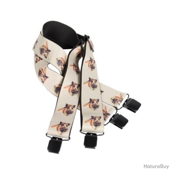 BRETELLE SOMLYS SANGLIER A PINCES.