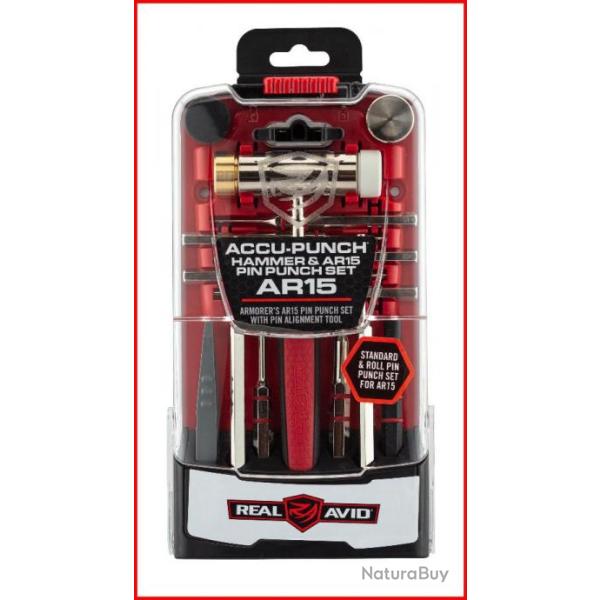 Set massette d'armurier & pointeau REAL AVID  