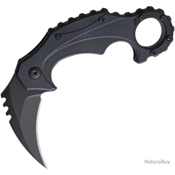 Couteau Brous Blades Enforcer Karambit Lame Acier D2 Manche Zytel Linerlock Clip BRBM001B