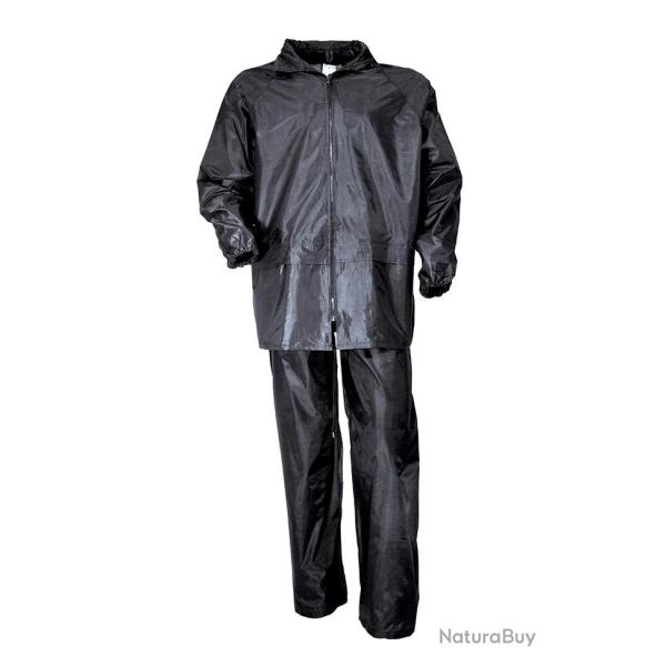 Tenue de pluie noire CityGuard