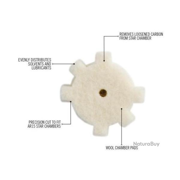 Tampon de nettoyage de chambre AR15 