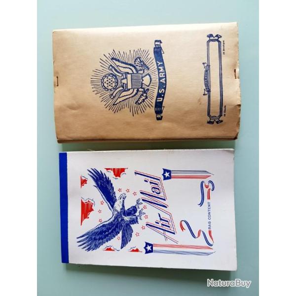 Pochette de correspondance de l'US ARMY - Original WW II