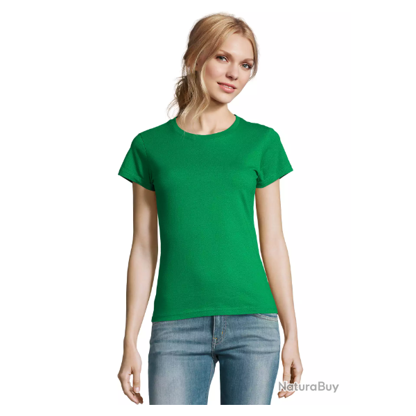 Tee shirt chasse femme kaki