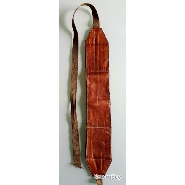 Ceinture porte-billets en tissu et cuir, de Pilote de L'U.S. AIR FORCE - Original WW II