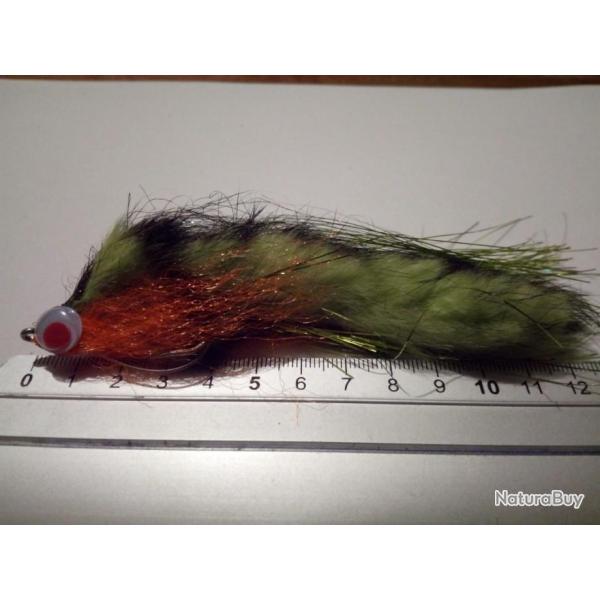 Streamer mouche brochet imitation perche
