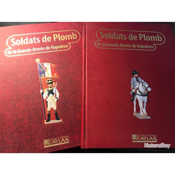 Soldats de Plomb de la Grande Arm�e de Napol�on, Tome 1 et 2, Editions Atlas