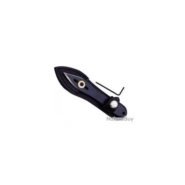CUDEMAN - Couteau r�glable 15cm noir